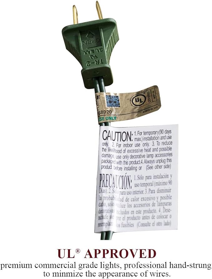 Balsam Hill 7ft Pre-Lit Classic Blue Spruce - Artificial Christmas Tree with Twinkly Lights, Easy Plug Technology, Premium Stand for Indoor Holiday Decorating