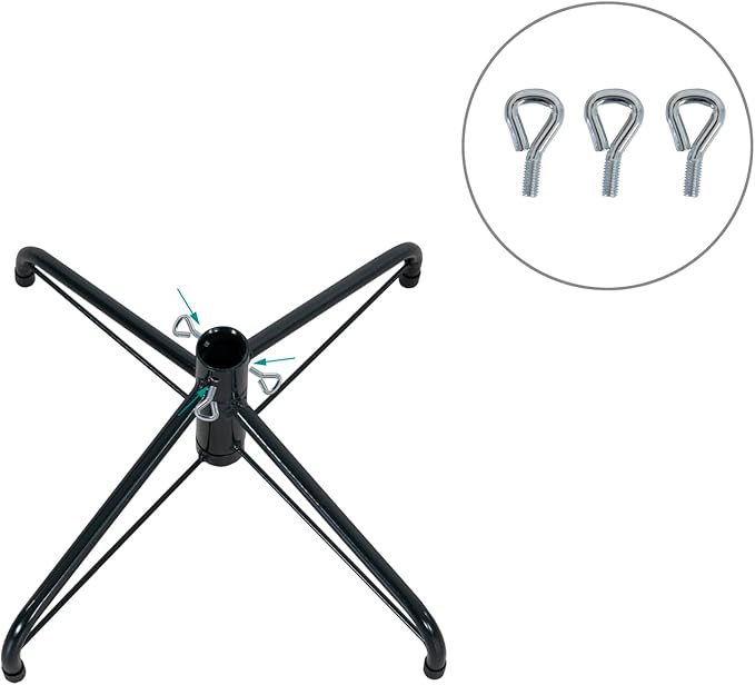 Naomi Home 9ft Nordic Christmas Tree with Lights, Realistic Charming Christmas Tree Prelit with 2106 Branch Tips, 1100 Warm Lights and Metal Stand, Aritificial Xmas Tree