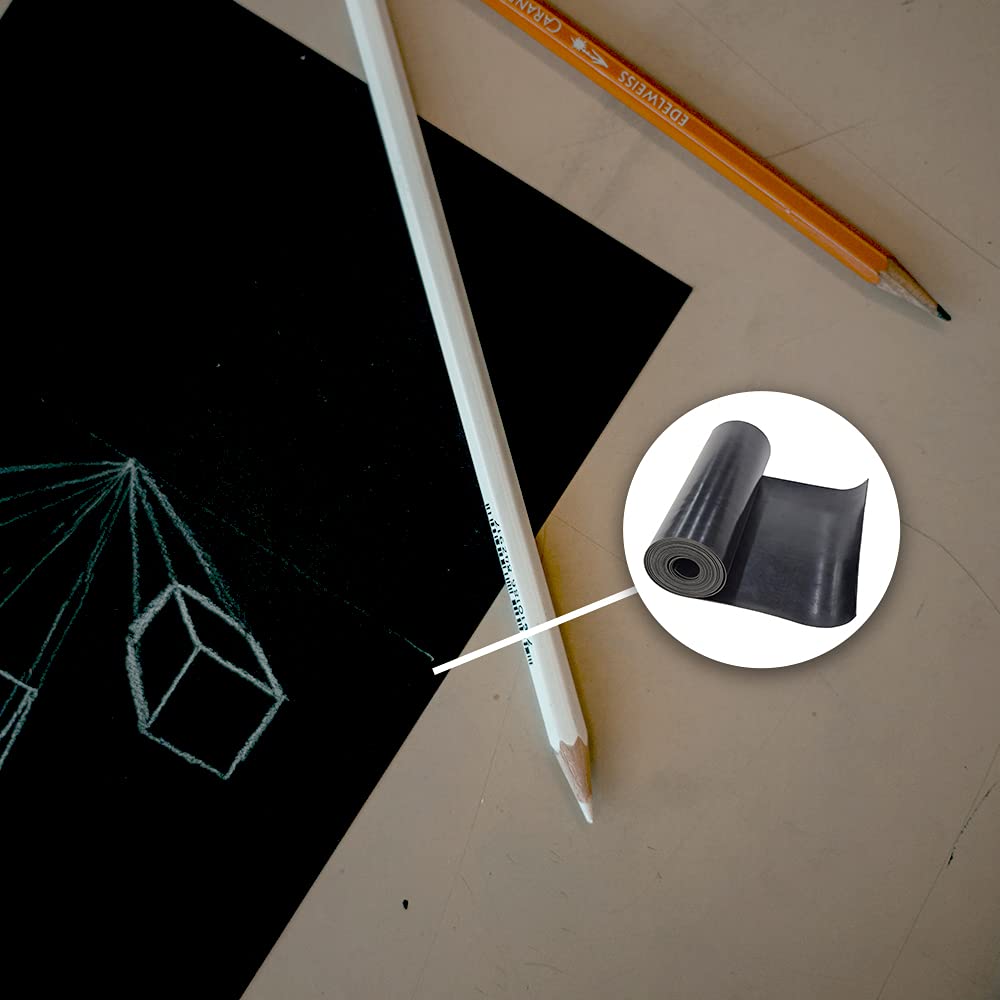 DOBTIM Solid Neoprene Rubber Strips 1/8 (.125)" Thick X 4" Wide X 5' Long, Rubber Strips Use for Gaskets, Sealing, Bumpers, Protection, Abrasion, Warehouse Flooring