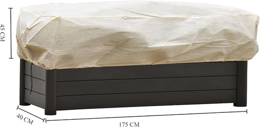 Plant Cover Freeze Protection, Winter Plant Covers, Plant Frost Cover, Tree Plant Freeze Protection Covers, Planter Plant Winter Frost Blanket with Zip Drawstring,4 Pack (68.9x17.7x15.7INCH)