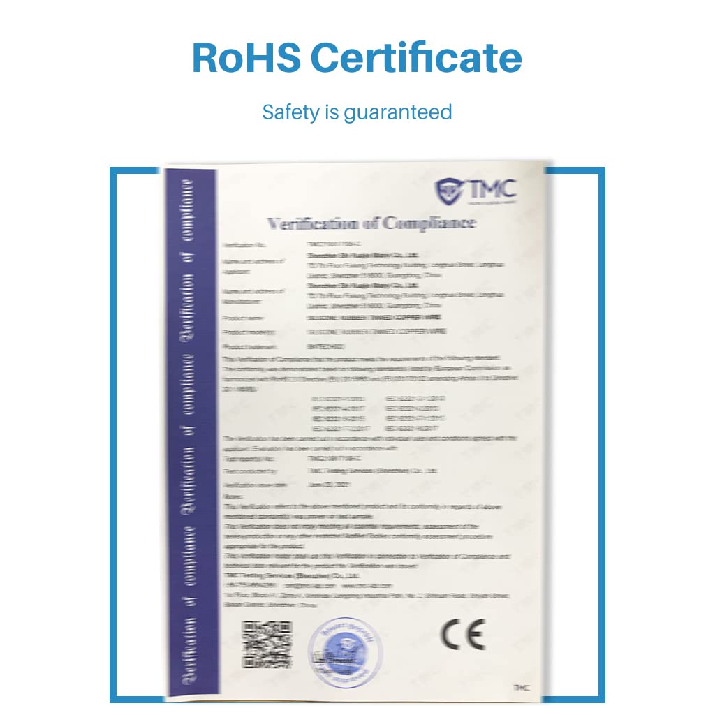 BNTECHGO 24 Gauge Silicone Wire Kit 10 Color Each 10 ft Flexible 24 AWG Stranded Tinned Copper Wire