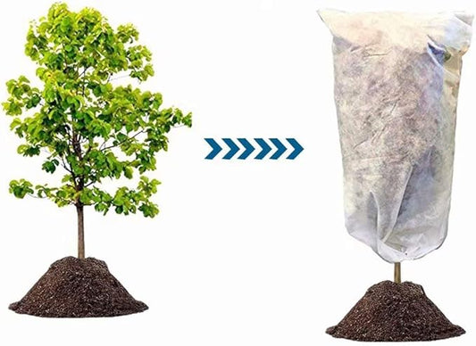 Agfabric Frost Cover H24''xW32'', 0.95oz Winter Tree Cover Plant Covers for Cold Weather