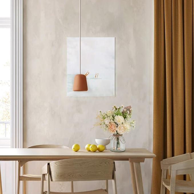 LESING Fake Artificial Flowers with Vase Faux Silk Flower Bouquet in Glass Vase Rose Floral Arrangements Flower for Home Office Decoration, Dining Table Centerpiece (White)