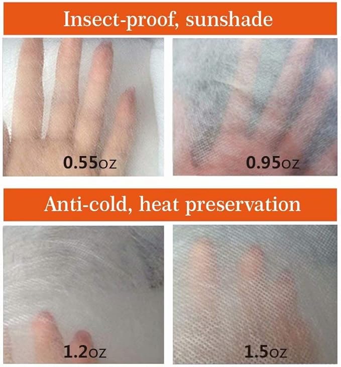 Agfabric Plant Covers Freeze Protection Frost Cover H34''xW28'', 0.95oz Winter Tree Cover Plant Covers for Cold Weather