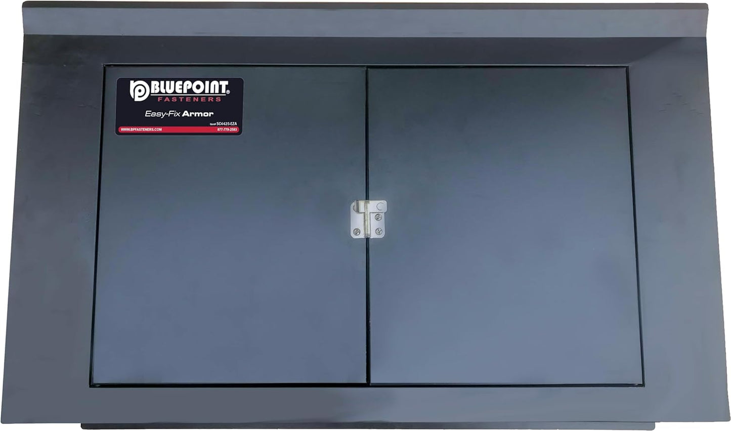 BLUEPOINT Utility Service Cart, SC4425/SC4425-EZA – Heavy Duty Design with 500 lbs Load Capacity, Ideal for Workspaces, Storage, Tools, Warehouse, Requires Easy Assembly Before Use (with Armor)