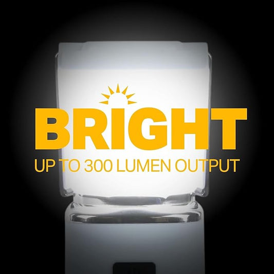 LUXPRO LP189 Mini Lantern - USB-C Rechargeable Camping Light - with 4 Color Modes - Dimmable LED Portable Lantern for Hiking & Emergency - Handy Compact Design (Blue, 1-Pack)