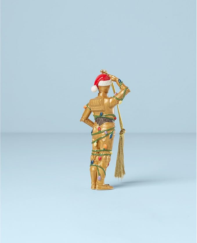 Lenox 894898 Star Wars C-3PO Ornament, Christmas