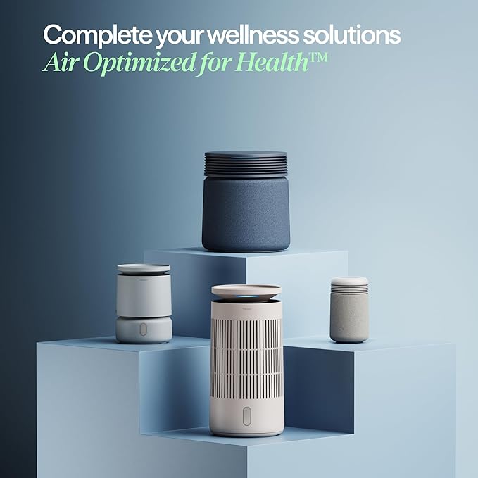 Blueair 2-in-1 Pro Air Purifier & Humidifier for Large Rooms, HEPASilent™ Removes 99.97% Allergens, Dust, Smoke, Up to 1,875 sq ft, Smart App, Skin-Hydration Mode, 360° InvisibleMist™