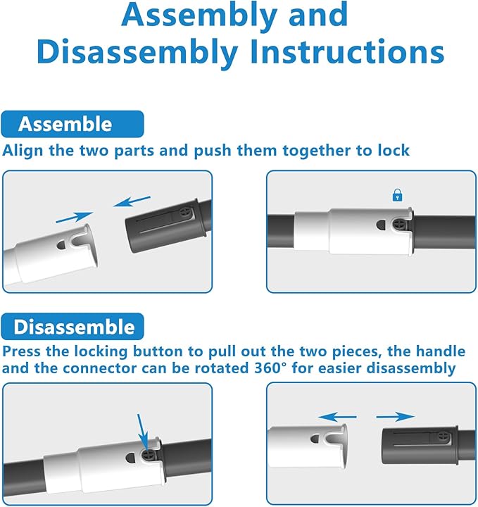 47.3" Ice Scrapers for Car Windshield, EVA Foam Snow Brush for Car, Heavy Duty Snow Broom & Squeegee with 180° Pivoting Head, Scratch-Free Extendable Snow Pusher for Car, SUV, Truck