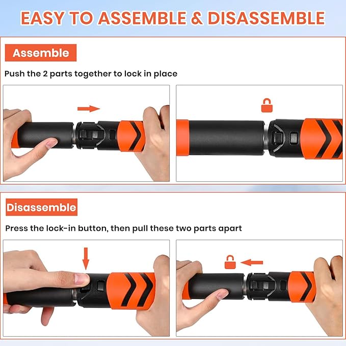 3in1 Snow Brush and Ice Scraper for Car Windshield,58'' Extendable Heavy Duty Snow Broom Vehicle Snow Removal Tool for Car SUV Trucks (58 inch)