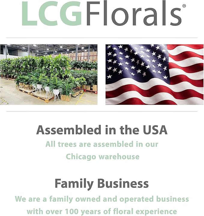 6ft Deluxe Artificial Ficus Tree in Black Metal Pot - Real Wood Trunk, Preassembled, No Maintenance Indoor Faux Plant - Living Room, Home & Office Decor