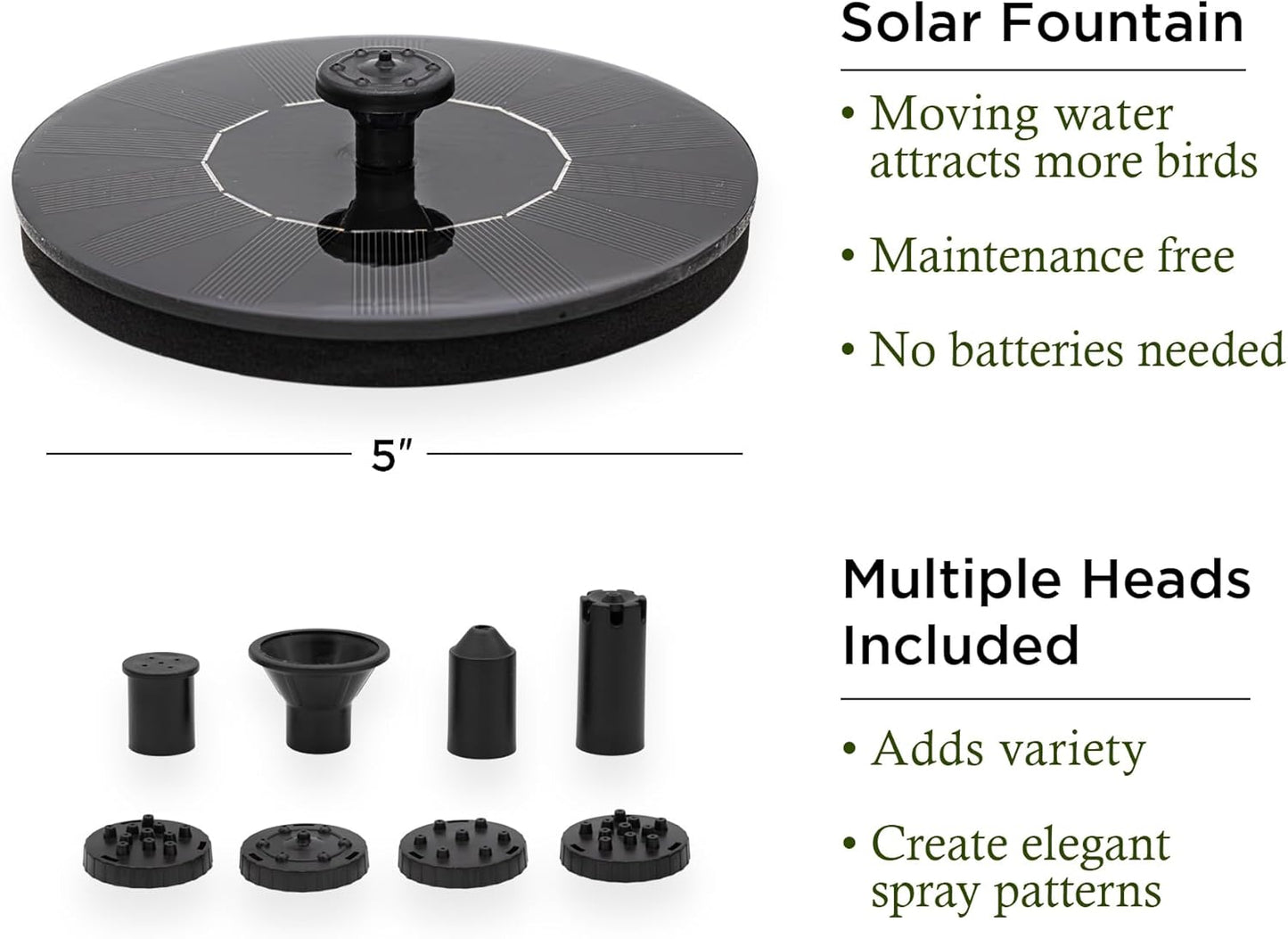 Good Directions Polished Copper Bird Bath with Fountain on Garden Pole 18"