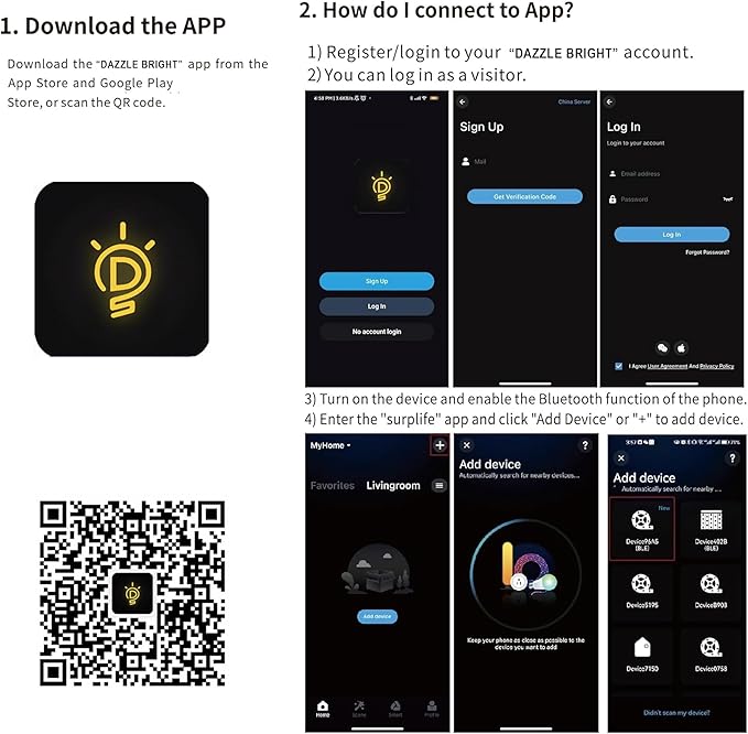 Dazzle Bright Smart Christmas String Lights, 328FT 1000 LED RGB Color Changing String Lights with Remote & App Controlled, Halloween Decorations for Indoor Outdoor Holiday Xmas Tree Party Decor