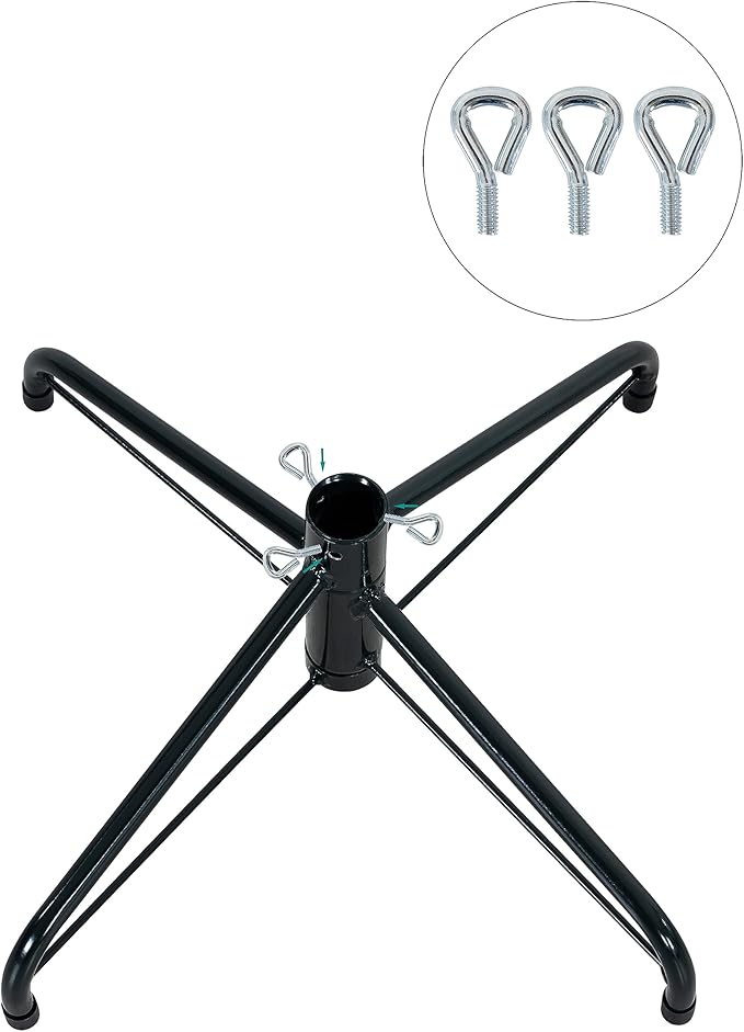 Naomi Home 9ft Pencil Christmas Tree with Lights, Realistic Pre-Decorated Slim Christmas Tree Prelit with 1457 Branch Tips, 500 Warm Lights and Metal Stand, Aritificial Xmas Tree