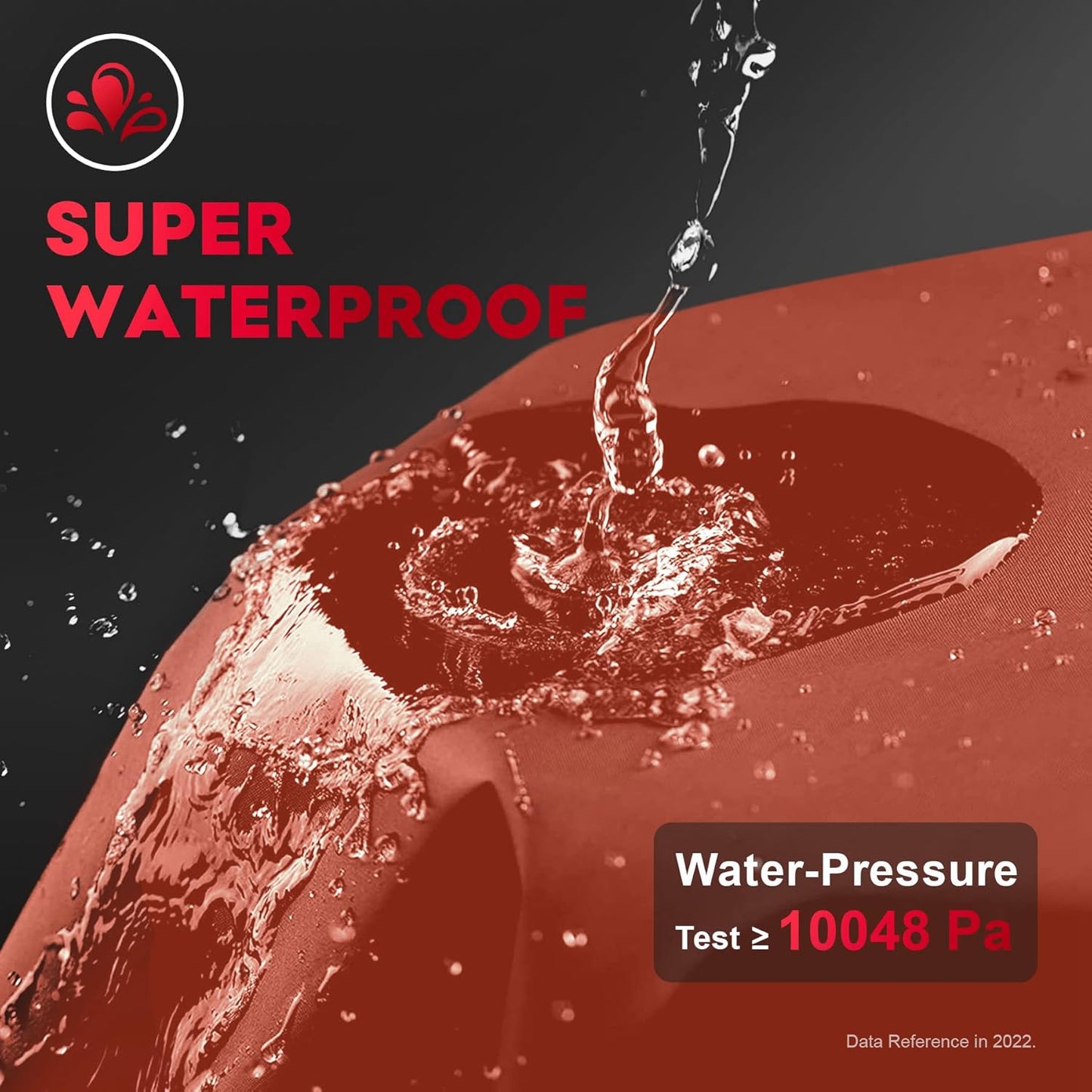 Fire Pit Cover Square 36 Inch - Outdoor Firepit Cover Heavy Duty & Waterproof, 600D Patio Fire Table Covers Gas Fire Pit Accessories Fit 34" Yaheetech Firepit Brown - 36 x 36 x 20 Inch