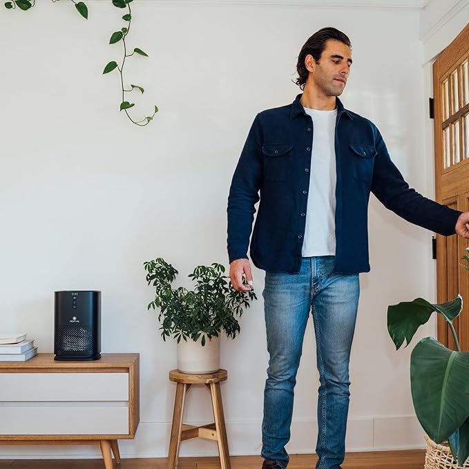 Medify MA-14 Air Purifier with True HEPA H13 Filter | 428 ft² per Hour for Smoke, Odors, Pollen, Pets |Removal to 0.1 Microns | Black, 2-Pack