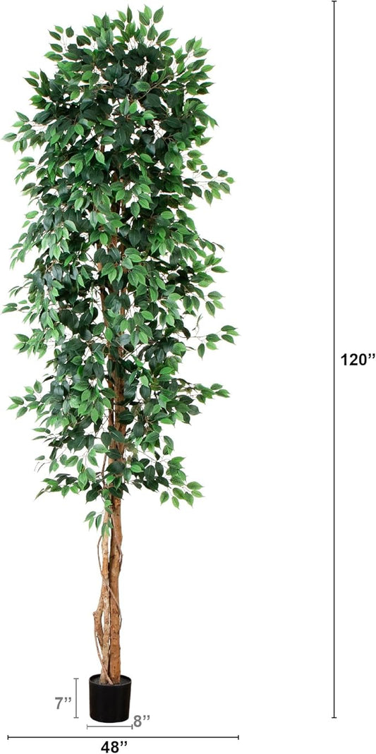 Nearly Natural 10ft. Artificial Ficus Tree