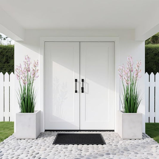 Green Onions Home Decor Fake Plants Lily of The Valley Snake Plant Home DéCor Accents Artificial Grass Room Decor Artificial Plants Indoor Artificial Grass 47" 2PCS(Pink)