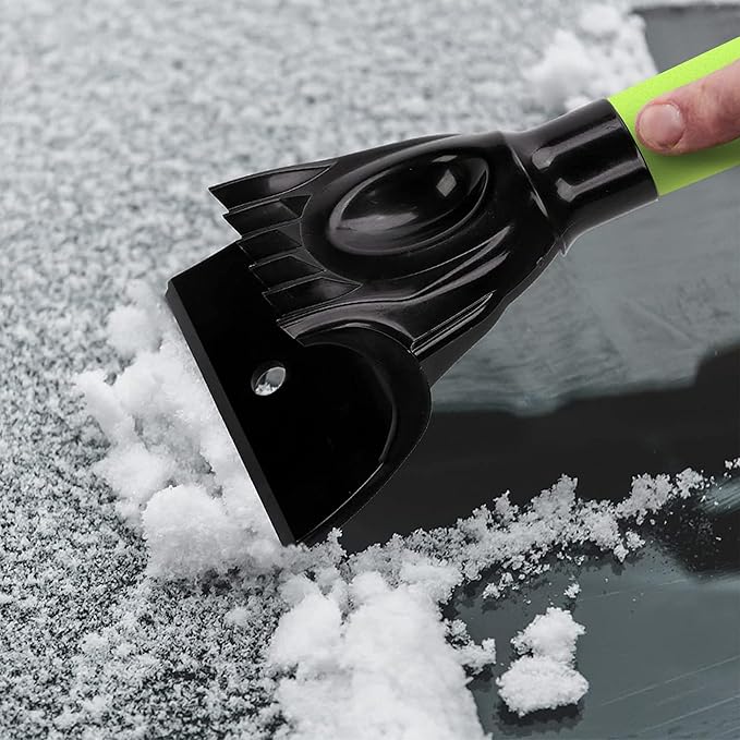 27" Snow Brush & Ice Scraper for Car Windshield, Detachable Snow Scrapers with Foam Grip for Cars, Trucks, SUVs
