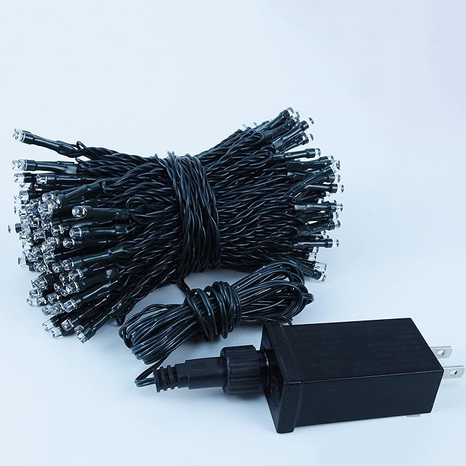 Connectable 240LED 88Ft 13Modes Christmas Lights Outdoor Indoor | Extendable Green Wire Christmas String Lights with Timer | Twinkle Fairy Light Plug in for Xmas Tree Garden Decor Party (Blue)