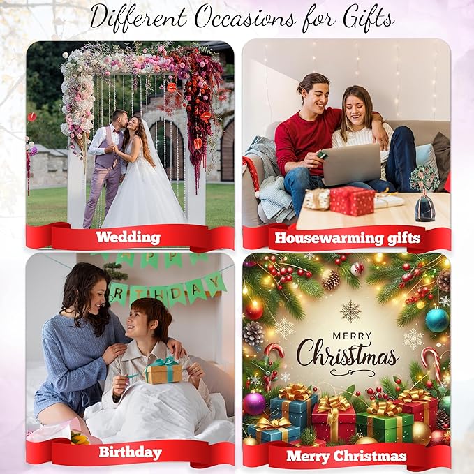 Crocon Ruby Zoisite Crystal Tree with Fluorite Rough Base Tree of Life Decor for Shelf, Bedroom, Birthday Gifts for Women, Sister Birthday Gift for Mom, Cute Home Decor Present