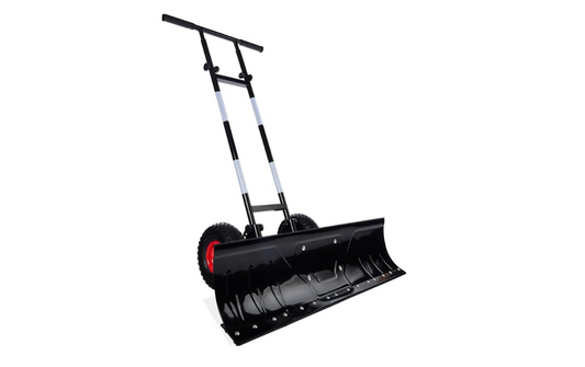 Best Choice 36” 2-Wheel Snow Pusher for Easy Clearing