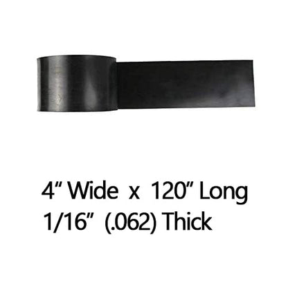 NABOWAN Solid Rubber Sheets,Strips,Rolls 1/16" (.062") Thick x 4" Wide x 120" Long, Thin Neoprene Rubber, Perfect for DIY Gasket Material, Sealing, Liner, Shield, Padding, Mat