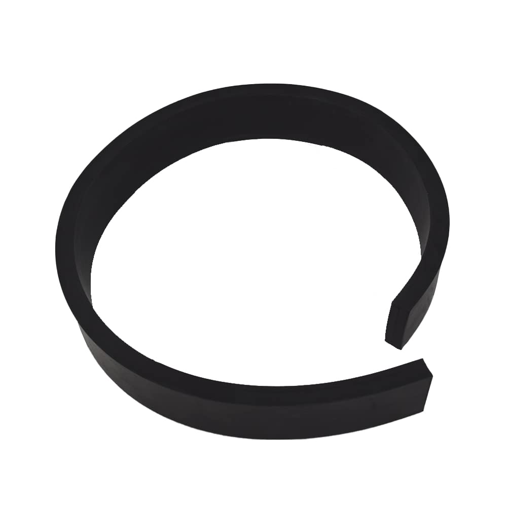 DOBTIM Rubber Strips 1/2(.500)" Thick X 2" Wide X 30" Long, Solid Rubber Rolls Use for Gaskets DIY Material, Supports, Sealing, Bumpers, Protection, Abrasion, Black