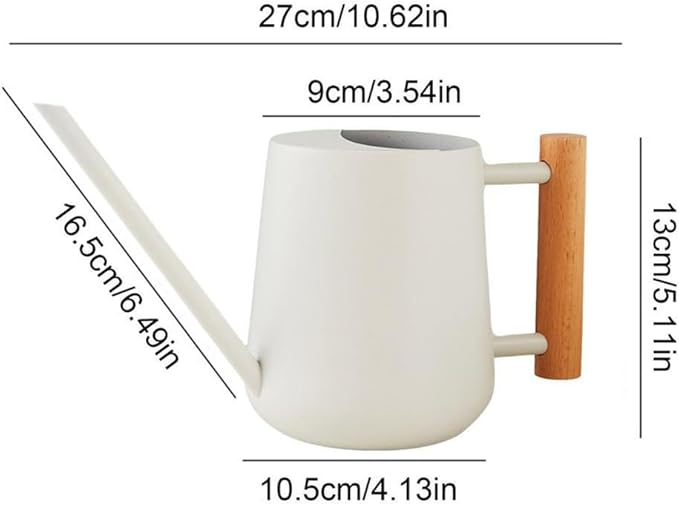 Watering Can Indoor Plants, 30oz/900ml Small Plant Watering Can with Long Spout, Stainless Steel Garden Watering Cans Outdoor Watering Pot for Indoor House Plants Bonsai Flower Decorative