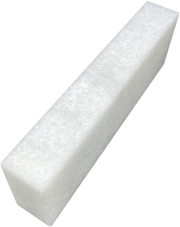 White Knife Sharpening Stone, 8000 Grit Sharpener Whetstone Final Fine Polishing Natural Honing Oilstone for Knives Tools,Cutting Tools 180 * 60 * 30mm