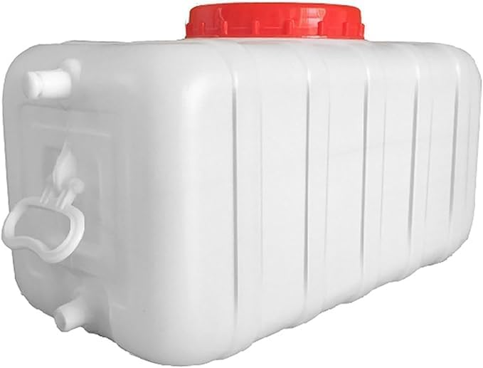Water Storage Tank for Camping, Plastic Water Containers with Spigot for Emergency Water Storage Household Outdoor Camping Hiking Self-Driving Tour(Size:35L/9gallon)