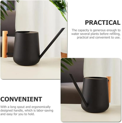 Watering Can Indoor Plants, 30oz/900ml Small Plant Watering Can with Long Spout, Stainless Steel Garden Watering Cans Outdoor Watering Pot for Indoor House Plants Bonsai Flower Decorative