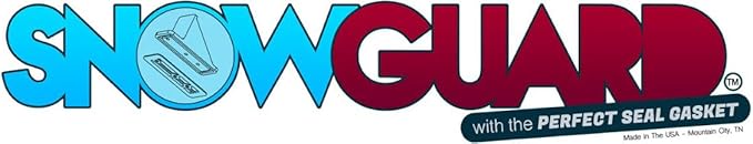 20 Pack Jumbo Snow Guards for Metal Roofs – Clear Polycarbonate with Perfect Seal Gaskets & Screws – Heavy-Duty Roof Snow Stops Prevent Sliding Snow & Ice | Made in USA