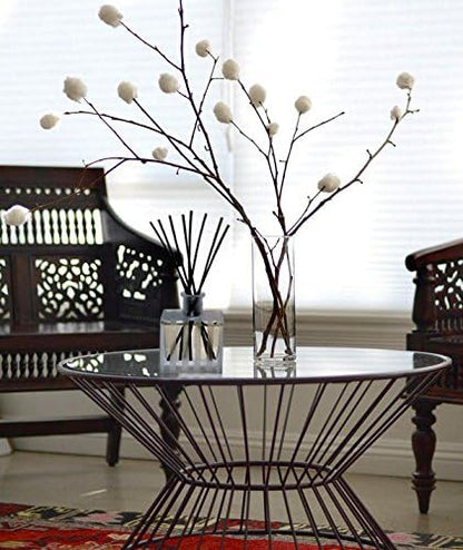 LOVSPA Reed Diffuser Set, English Pear & Bergamot Scented Oil Diffuser with Sticks, Home Fragrance Accessories for Bathroom Shelf Decor, Aroma Diffusers for Home or Office Desk, USA Made