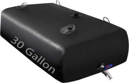 Water Tank, Water Storage Bladder, Portable Water Tank, Water Bladder Tank, Large Water Storage, Water Storage Containers for Camping, Garden, Emergency Water Storage Black
