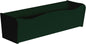 Flower Box 18" x 6" x 5" Forest Green Polyethylene for Window Sills, Sheds, and Playhouses, 1 PK (FB18FG-BX1)