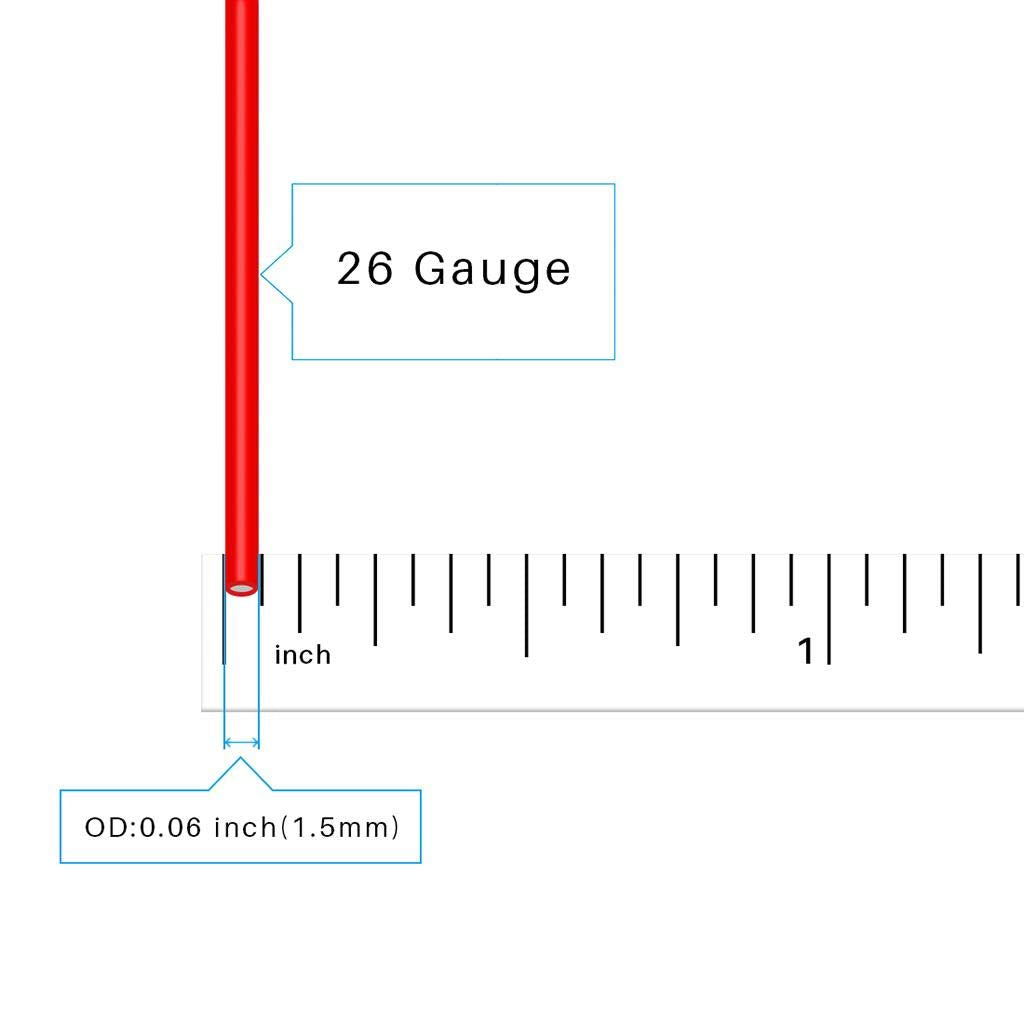 BNTECHGO 26 Gauge Silicone Wire Kit 10 Color Each 10 ft Flexible 26 AWG Stranded Tinned Copper Wire