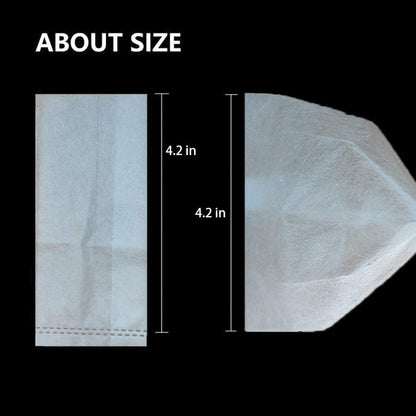 100Pcs Nursery Growing Bags,Non-Woven Fabric Seedlings Grow Bag for High Seedling Survival Rate,Plant Bags for Planting,Garden Seed Starters Pouch Small（4.2"x4.2"）