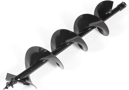 XtremepowerUS Replacement Auger Bit 6" inch for Post Holes Earth Digger Planting Drill Fence Hole Maker Machine Shaft Size 3/4"