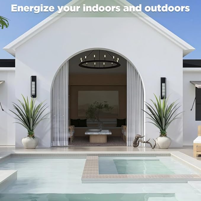 4ft Artificial Spiked Agave Plant with 30 Leaves Set of 2 Faux Agave Plants for Indoor and Outdoor Decor Perfect for Porch Living Room Bedroom Patio and Office