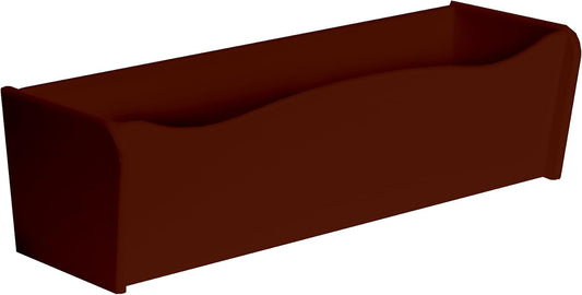 Flower Box 24"" x 6"" x 5"" Redwood Polyethlene for Window Sills, Sheds, and Playhouses, 1 PK (FB24R-BX1)