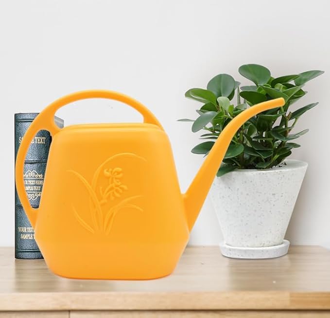 Plant Watering Can - 1 Gallon - Orange