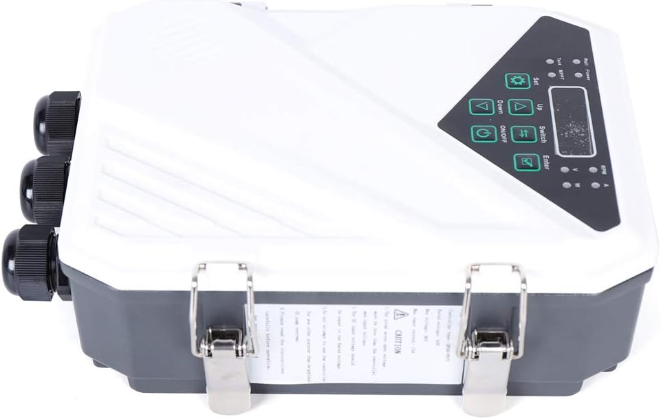 Deep Well Submersible Pump, 400W DC 48V Solar Water Pump 3Inch Stainless Steel Submersible Well Pump, Maximum Head 154.2ft for Farm Ranch Irrigation