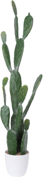 42Inch Artificial Cactus Faux Cacti Fake Cactus Saguaro Potted Plants for Indoor Outdoor Home Offices Store Decoration