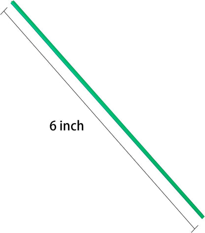 300 Pcs 6 inch Green Plastic Twist Ties, Cable Ties, for Bags, Gardening Tools