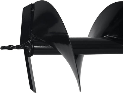 XtremepowerUS 8" Replacement Auger Bit for Post Holes Digger Hole Maker Planting Drill 3/4" Shaft Size Plant Fence Hole Digger Gardening DIY Projects