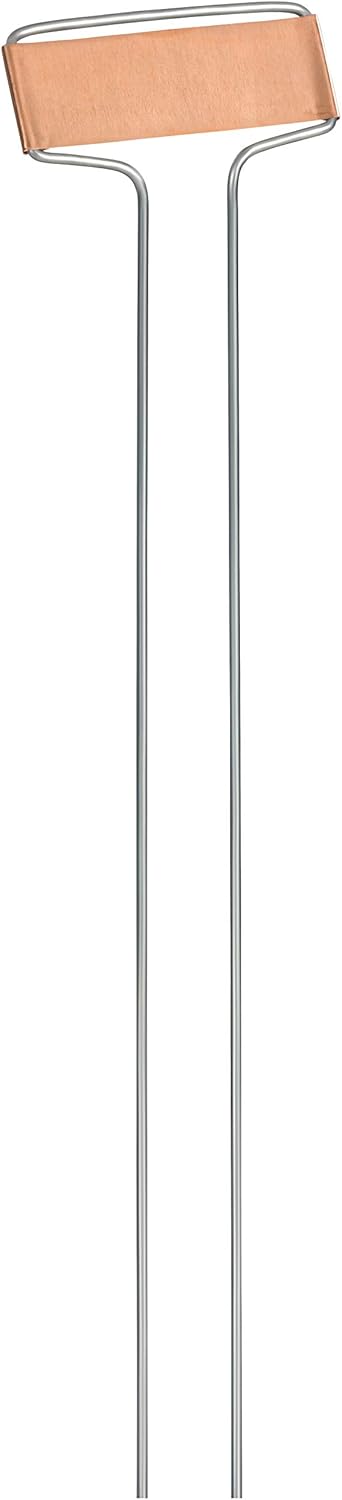 GardenMate 50-Pack Weatherproof Banner Copper Metal Plant Labels, Height 10.5", Label Area 2.5'' x 7/8''