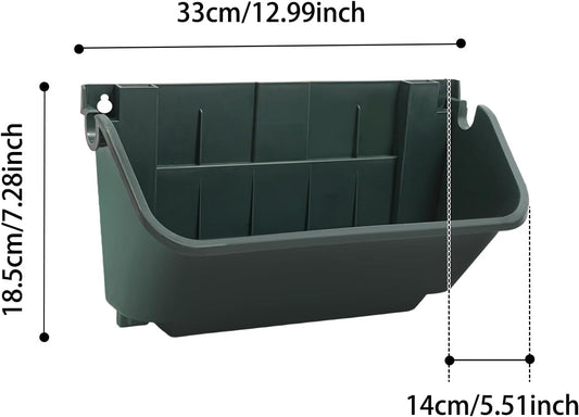 18 Pack Self Watering Wall Mounted Planter, Indoor and Outdoor Vertical Planter Wall Mounted Planter for Patio Outdoor Decor with Drainage Holes, Vertical Garden Planters for Indoor Plants- Army Green