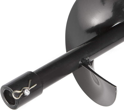 XtremepowerUS Replacement Auger Bit 6" inch for Post Holes Earth Digger Planting Drill Fence Hole Maker Machine Shaft Size 3/4"