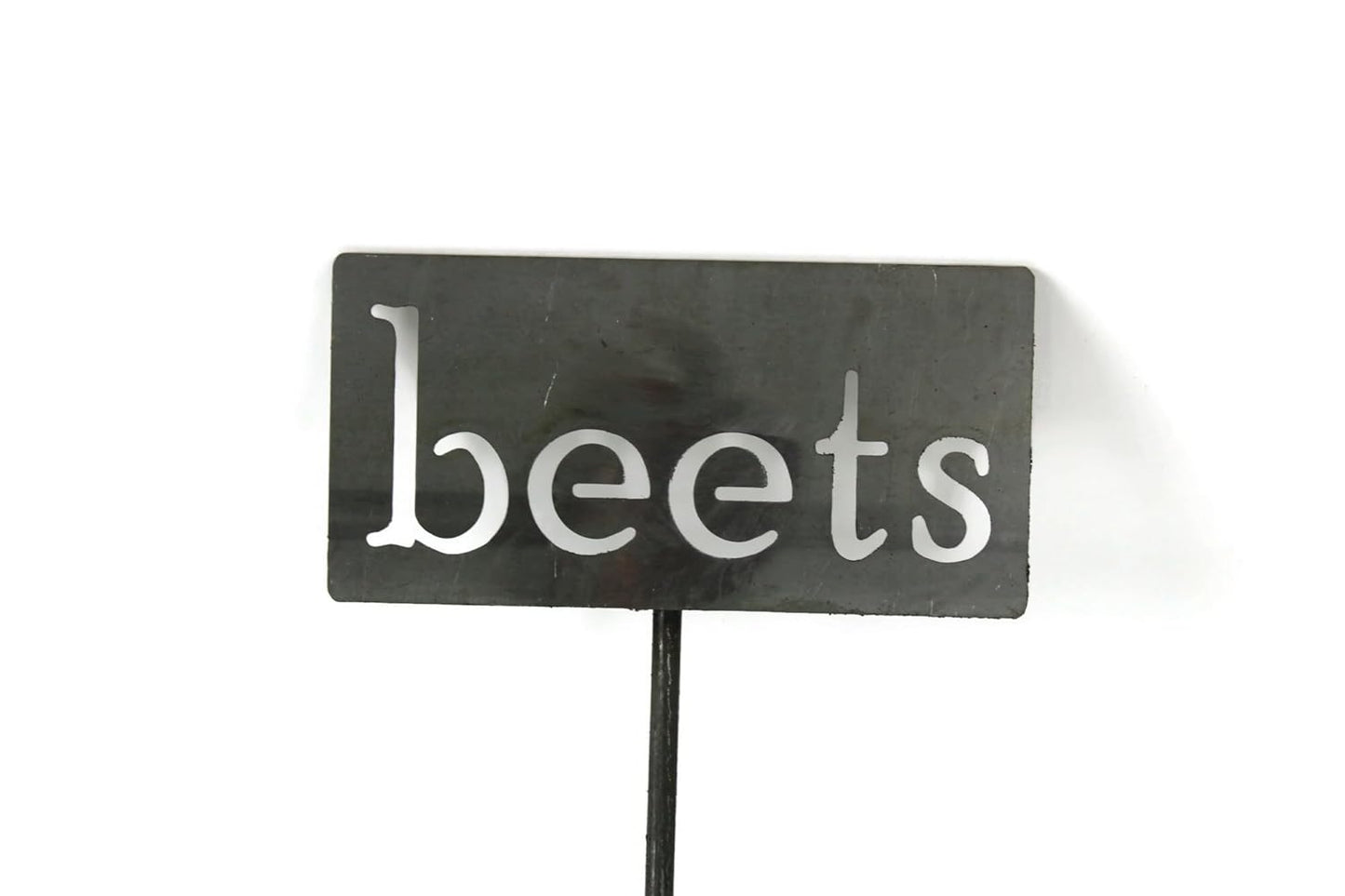 Classic Metal Garden Markers 19 Inches Tall (beets, Raw, Unfinished Steel (will rust with time))